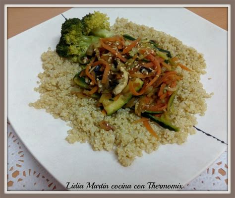 Receta de quinoa con verduras con Thermomix®   Pastas y ...