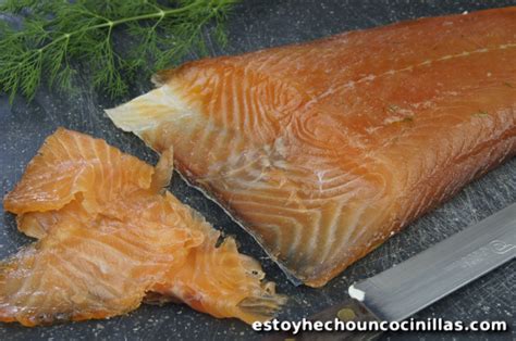 Receta de salmón marinado  salmón gravlax