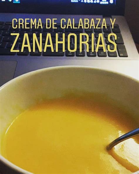 Receta de Sopa Crema de Calabaza y Zanahoria