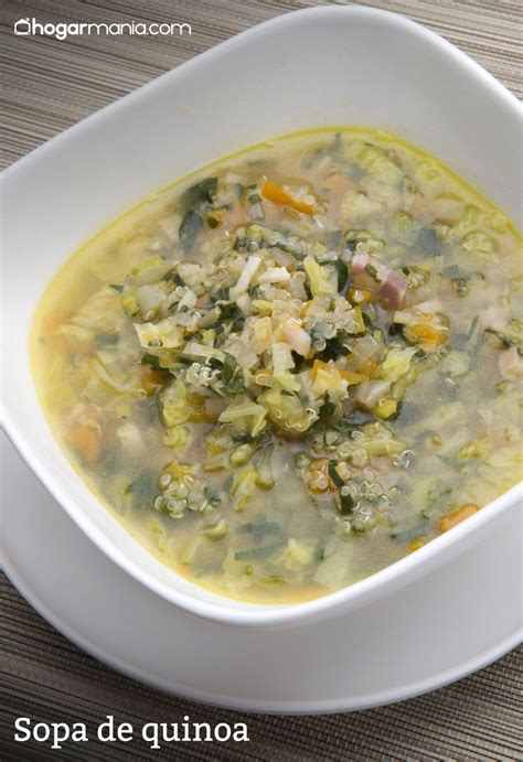 Receta de Sopa de quinoa   Karlos Arguiñano