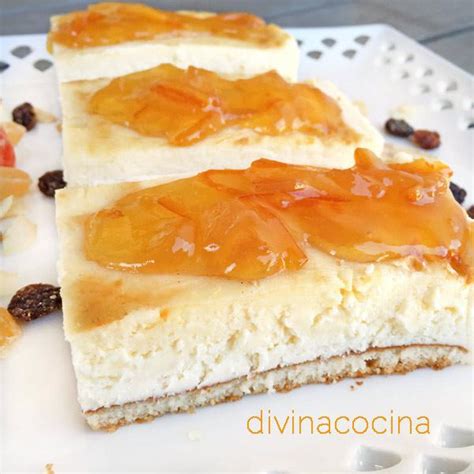 Receta de tarta de queso y naranja   Divina Cocina