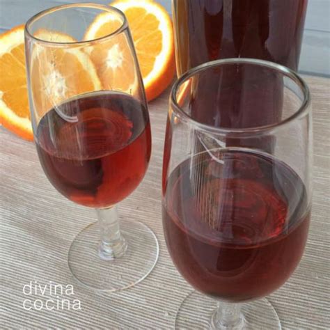 Receta de vino de naranja casero   Divina Cocina