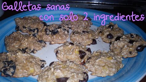 Receta: Galletas sanas con solo 2 ingredientes [HD]   YouTube