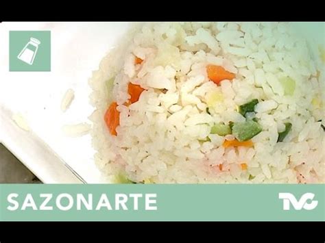 Receta para preparar arroz blanco con verduras   YouTube
