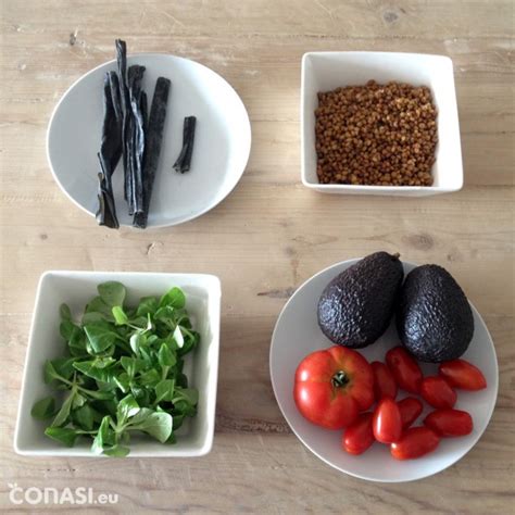 Receta  Tartar vegetariano de lentejas y aguacate