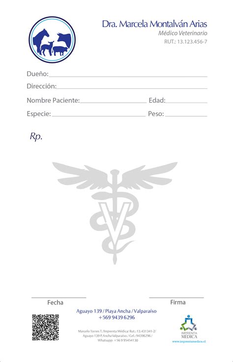 Recetario veterinario 005 – Imprenta Médica