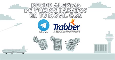 Recibe alertas de ofertas de vuelos en tu móvil con Telegram