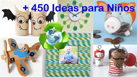 Reciclado para Niños Ideas / Recycling for Kids Ideas ...
