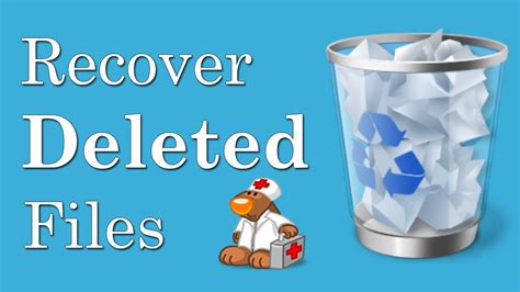 Recover deleted video files from recycle bin