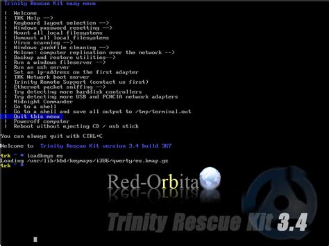 Recuperar contraseñas de Windows con Trinity Rescue Kit ...