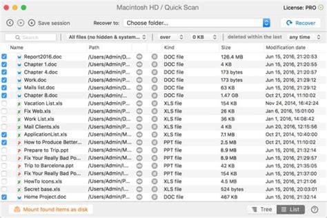 Recupere documentos borrados o perdidos de Word en Mac