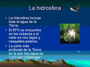 Recursos Naturales en la Hidrosfera | Nuestros Recursos ...