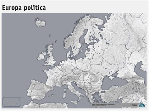 RECURSOS PRIMARIA | Mapas mudos de Europa ~ La Eduteca