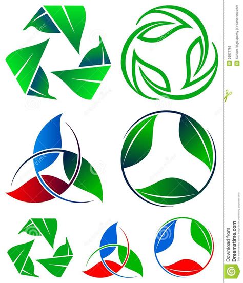 Recycle Logo Set Royalty Free Stock Image   Image: 26077766