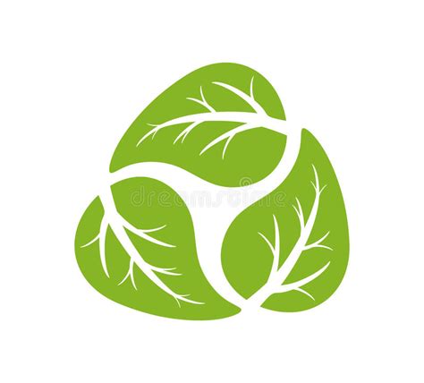 Recycling logo stock illustration. Illustration of natural ...