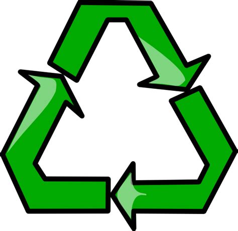 Recycling Sign Symbol Clip Art at Clker.com   vector clip ...