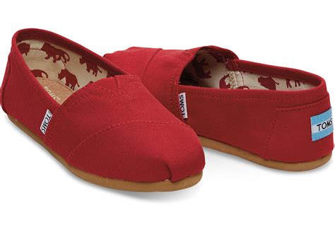 Red Canvas Women s Classics | TOMS®