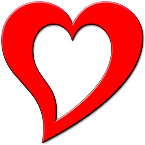 Red Heart Outline · Free image on Pixabay