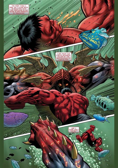 Red Hulk VS Juggerlossus | Comicnewbies