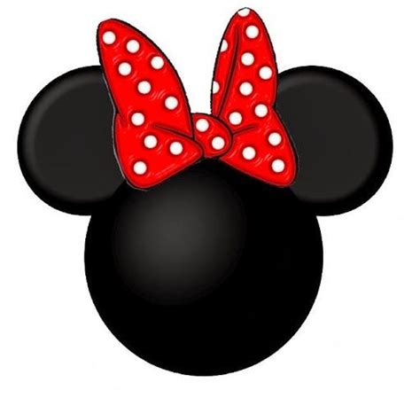 Red Minnie Mouse silueta   Imagui