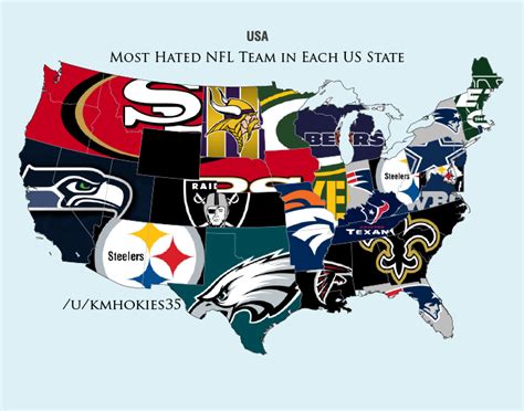 Reddit survey shows the most hated NFL teams in the United ...