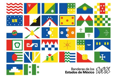 Rediseño de las banderas de los 32 Estados de México ...