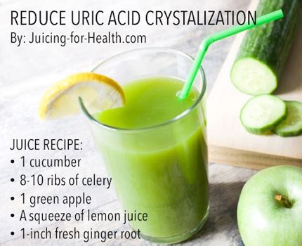 Reduce Uric Acid Crystalization with this Juice to Stop ...