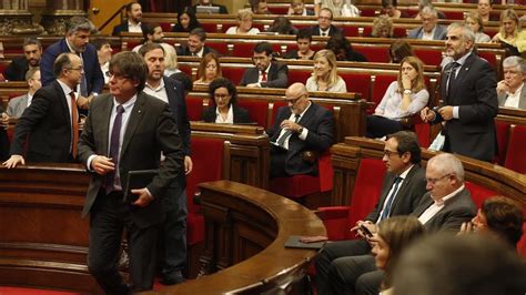 Referéndum Cataluña 2017: pleno del Parlament y última ...
