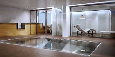 Reforma loft minimalista con piscina interior   Area ...
