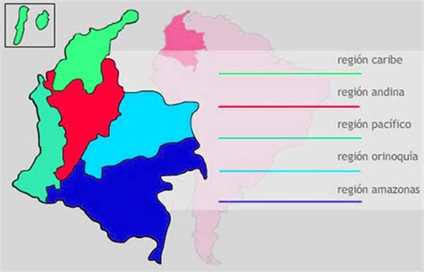 Regiones de Colombia | mundonets