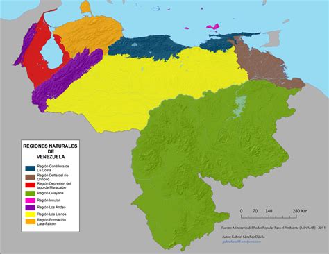 Regiones naturales de Venezuela   Wikipedia, la ...