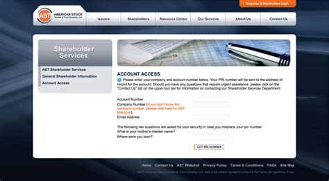 Registering Your Online AST Account