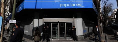 Registran la sede del PP de Madrid por sospechas de ...