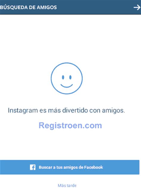 Registrarse en Instagram