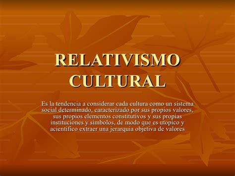 Relativismo cultural
