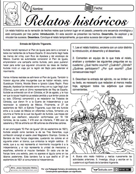 Relatos históricos | COMPRENSIÓN LECTORA: AcTiluDIs ...