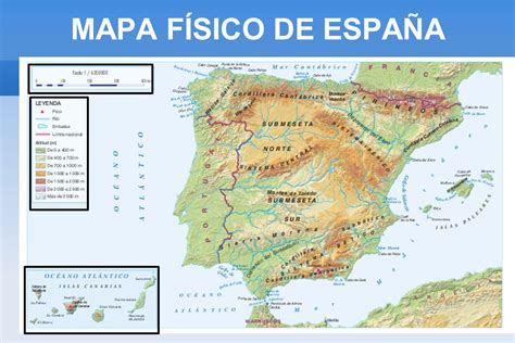 Relieve y ríos de España   ppt descargar