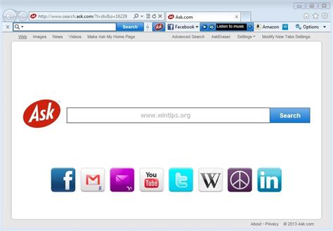 Remove Ask Toolbar from your browser   wintips.org ...