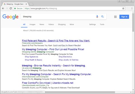 Remove Dyaform.com Ads from Search Result Pages