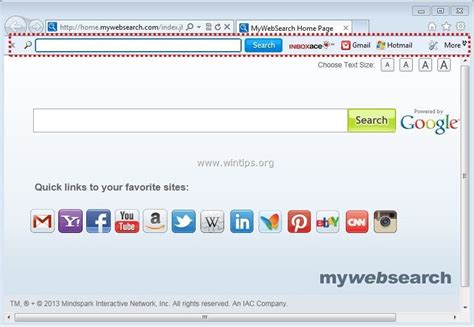 Remove InboxAce Toolbar hijacker   wintips.org   Windows ...