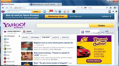 Remove Yahoo Toolbar and search.yahoo.com  Removal Guide