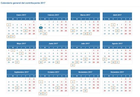 Renta 2016: Calendario para presentar la declaración de la ...
