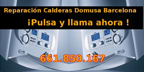 Reparación de calderas Domusa Barcelona Tel: 661850167 ...