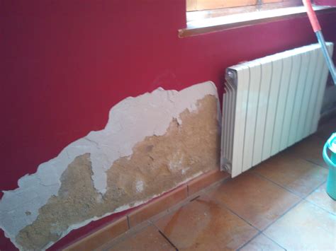 Reparación de humedades en paredes y pintura