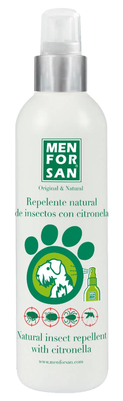 Repelente natural de insectos con citronela | Menforsan