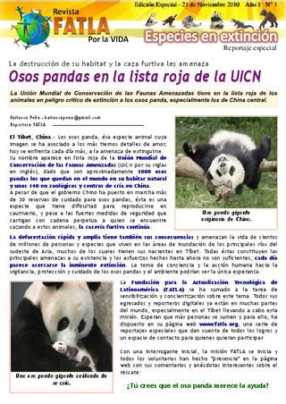 Reportaje sobre el Oso Panda by Katiusca Peña Issuu
