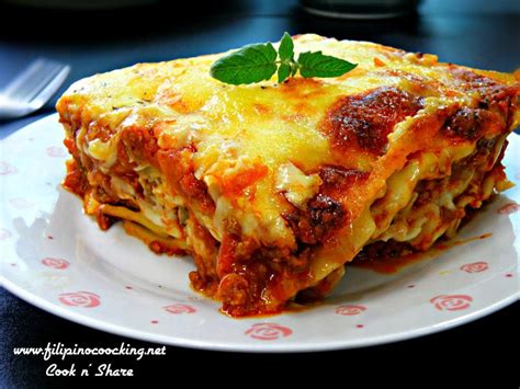 resepi lasagna cheese