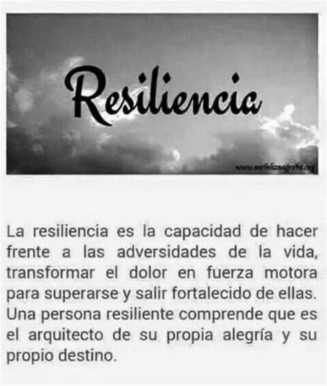 Resiliencia. | RESILENCIA | Pinterest | Para mi hija ...