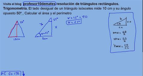 Resolución de triángulos rectángulos , trigonometría 14 ...