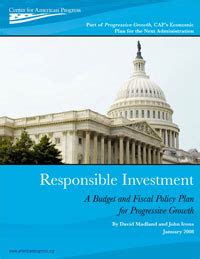 Responsible Investment: A Budget and Fiscal Policy Plan ...